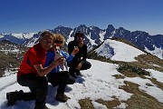 MONTE GARDENA (2117 m) dal Rif. Cimon della Bagozza (22-04-2015)